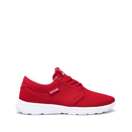 Supra Hammer Run Womens Low Tops Shoes Red UK 30TCW